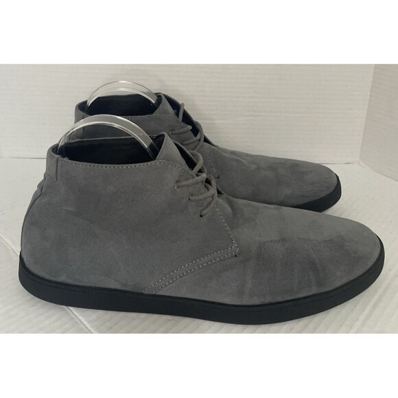 Alfani  Boots Men's  Size 11M Gray Chukka Faux‎ Suede Lace-Up Casual  Arrett - Picture 1 of 13